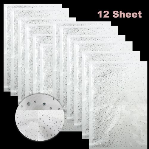 Iron on Rhinestone Sheets for Heat Press | 12 Sheets