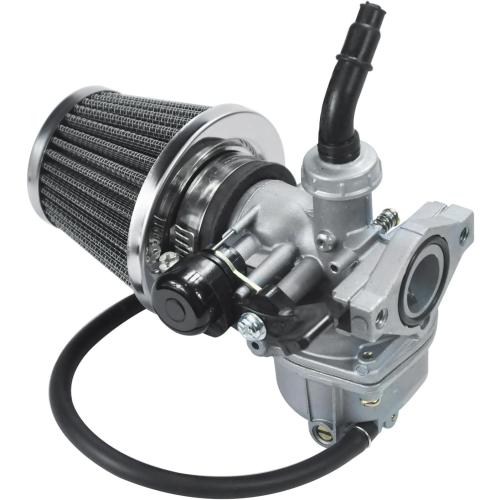 HOLATO PZ19 Carburetor Carb Air Filter Throttle Handle Grips Cable for 50cc 70cc 90cc 110cc 125cc Tao Tao GK110 Baja SSR Apollo Coolster Chinese Four Wheeler ATV Go Kart CRF50 XL70 Dirt Pit Bike Black