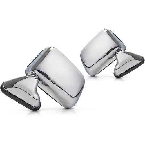 For Toyota Pickup 1989-1995 Door Mirror Driver and Passenger Side | Pair | Manual | Non-Heated | Replacement For 8794089141, 8791089143 | TO1320122, TO1321122