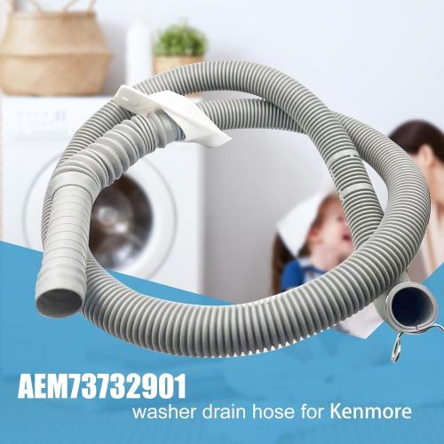 AEM73732901 Washer Drain Hose Assembly for LG/Kenmore Washing Machine