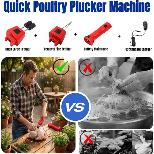 Electric Poultry Plucker Chicken Plucker Hair Remover Machine