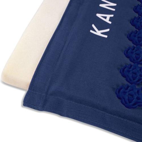 Kanjo Acupressure Mat Set Mat: 17 X 28 Inch / Pillow: 6 X 14 Inch Navy Blue KANNAVM