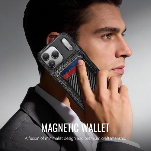 for iPhone 18 Pro Max/17 Pro Max Wallet Case Compatible with Magsafe