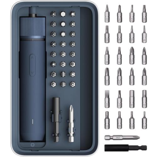 HOTO 25-Piece Upgraded Electric Screwdriver Kit, Cordless Screwdriver