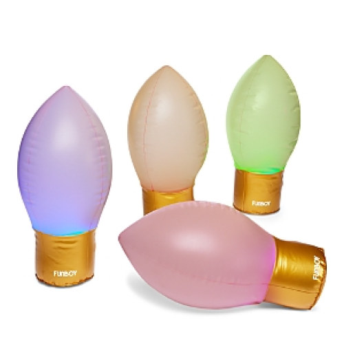Funboy Light Up Holiday Bulbs, Set of 4
