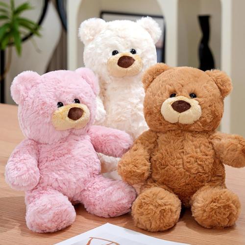10inch Teddy Bear Stuffed Animal, Soft Teddy Bear Plushie Toys, Birthday Christmas Valentine's Day Gifts for Kid Boys Girls (Brown)