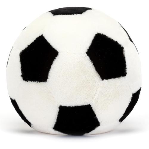 Jellycat Amuseables Soccer Ball Stuffed Toy, 12 inches - Soccer Ball Plush Gift for Sports Fans