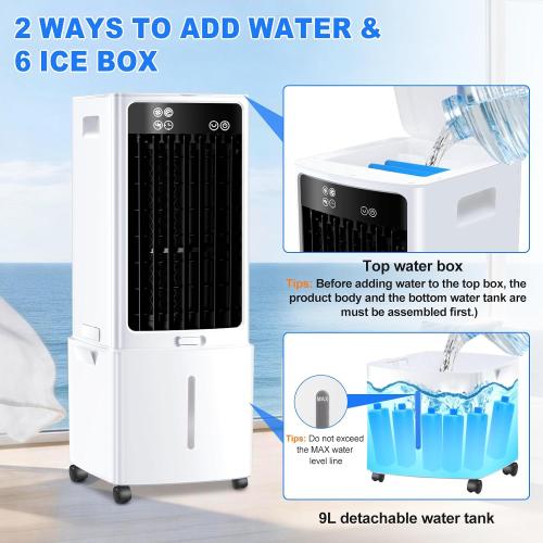 Portable Air Conditioner, Portable Evaporative Air Cooler, Swamp Cooler