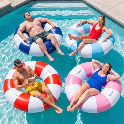4 Pack Inflatable Pool Floats for Adult