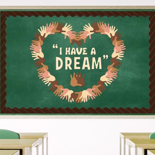 Sayglossy 93 Pcs Black History Month Bulletin Board Decoration Set
