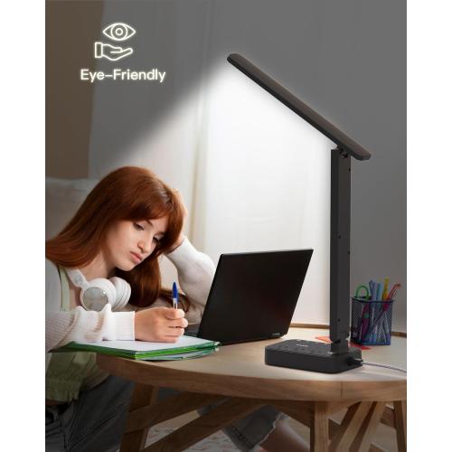 Addtam LED Desk Lamp with 4 Modes for Home Office College Dorm Essentials