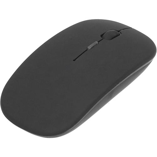 Rechargeable Wireless Mouse 2.4GHz Ergonomic Silent Optical, 1600DPI Portable Slim Mice with Smart Sensor, Micro USB Charging for Laptop Computer Office Home