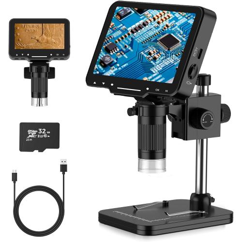 PalliPartners Digital Microscope for Coins with Light HD Screen