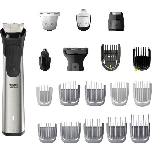 Philips Norelco - Multigroom Series 9000 - 21 Piece Men's Grooming Kit - Silver