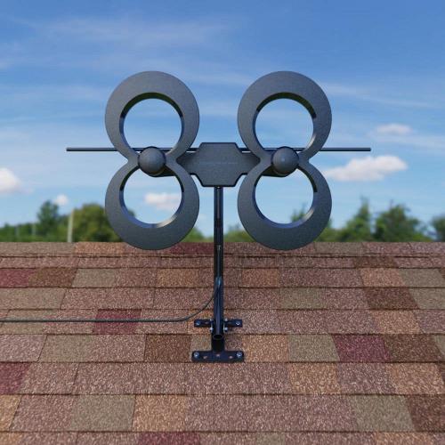 70 Mile Multi-Directional UHF, VHF, HDTV Indoor/Outdoor Antenna
