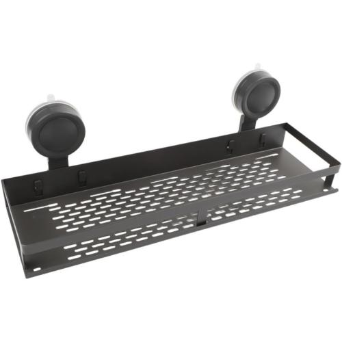 Aluminum Shower Shelf, with Towel Bar and Hooks(40cm)