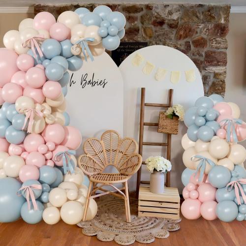 Gender Reveal Balloon Kit, 141Pcs Baby Shower Decorations