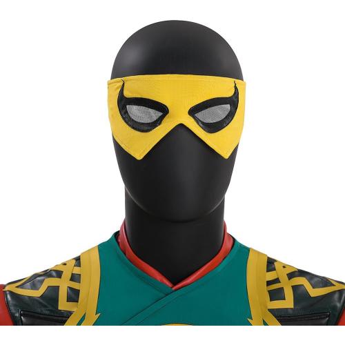 Iron Cosplay Costume, Lin Lie Mens Fist Battle Outfit for Halloween Party