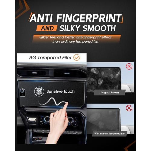CDEFG Matte Anti Glare For 2022-2025 2026 GMC Sierra Screen Protector - 13.4 Inch Matte Tempered Glass - Sierra 1500 2500HD 3500HD Touchscreen Accessories
