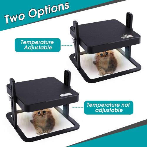 Upgraded Chick Heating Plate with Adjustable Height & Angle, Thermostatic Control Chick Warmer Pad for Enclosed Indoor Space – Ideal for Chicks, Ducklings, Quail, and Birds