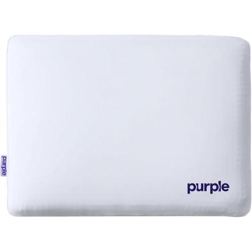 Purple DreamLayer Pillow -  - Cooling Memory Foam Alternative Neck Pillow, Soft Contour-Hugging GelFlex Grid and MicroAir Foam, Adjustable Loft, Pressure-Relieving Support