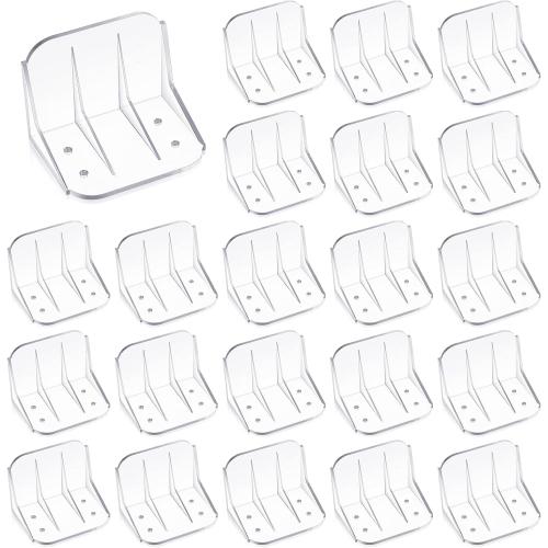 Taiyin 10 Pack Large Snow Guards for Metal Roofs 4 x 3 x 3 Inch Jumbo Ice Guard Snow Block Stops for Prevent Sliding, Without Screws or Adhesive (Clear)