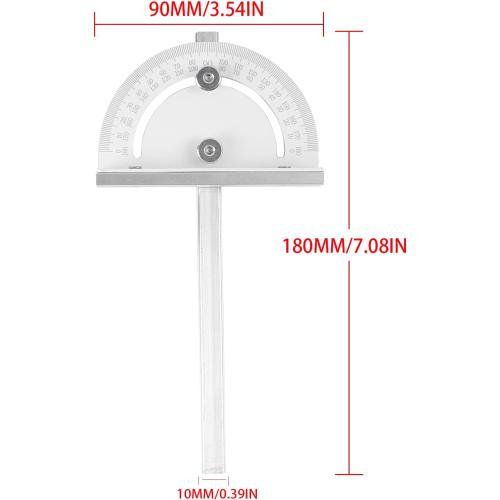 Small-scale Miter Angle Measuring Tool,Precision Inclinometer and Angle Detector for and Milling Worktable Insertion Plate- Woodworking Protractor for Table Saws and Power Tools