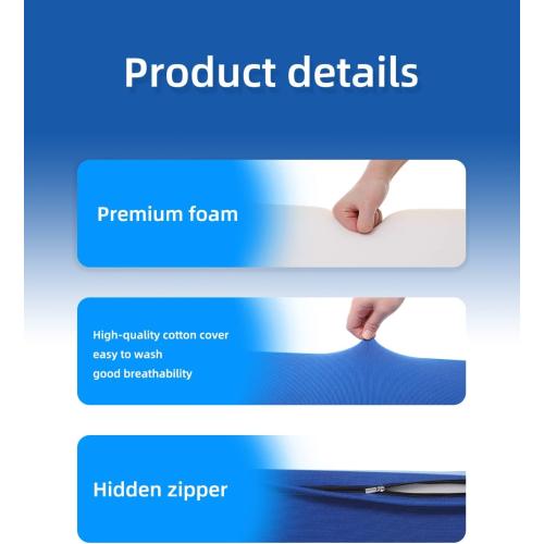 Fanwer Positioning Wedge Pillow for Side Sleeping (3 in 1), 40 Degree Triangle Bed Wedges & Body Positioners for Back Pain, Preventing Bedsores, After Surgery, Knees Elevated, Pregnancy