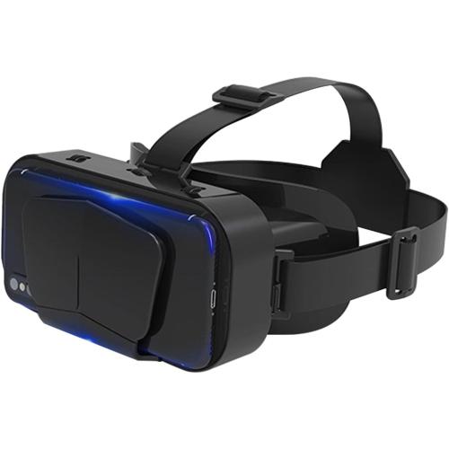 VR Headset 3D VR Glasses Universal Virtual Reality Goggles Support 360°Panorama Large Screen An-ti Bluelight Adjustable Pupil Distance Eye Protection VR Goggles for Movies Games Gift for Kids Adults