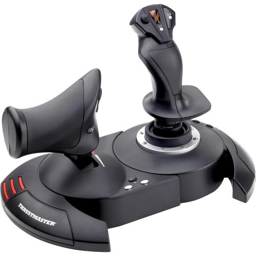 Thrustmaster T.Flight HOTAS X, Joystick and Throttle With Dual Rudder System, Buttons and Programmable Axes, Rotating Handle, Trigger, PC/USB Compatible
