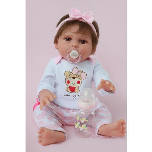 Kaydora Realistic Reborn Baby Doll - 18 Inch Doll Girl with Full Vinyl Body
