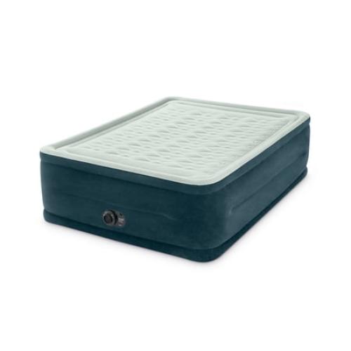 Intex 24 Dream Lux Pillow Top Dura-Beam Airbed Mattress with Internal Pump - Queen