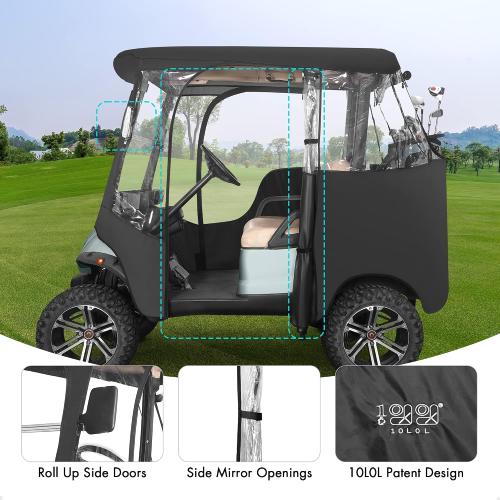 2 Passenger Golf Cart Enclosure