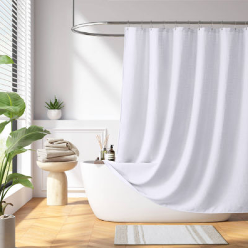 Madison Park Arbor Waffle Shower Curtain