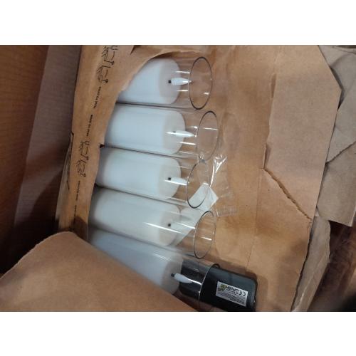 Amagic Flameless Battery Operated Candles with Remote Timer, Pure White