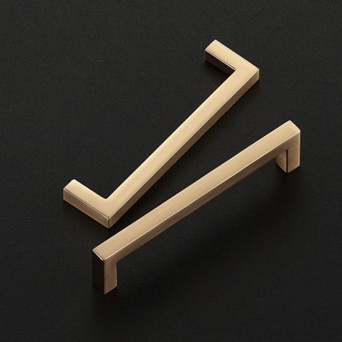 Ravinte Champagne Bronze Cabinet Handles Drawer Pulls 3-3/4 Inch CC, 5 Pack