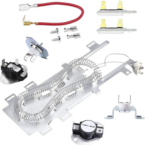 wp8544771 Heating Element Kit for Whirlpool Duet Dryer by Sikawai