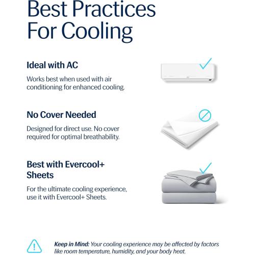 Rest® Evercool® Cooling Comforter Blanket for Hot Sleepers, Full/Queen