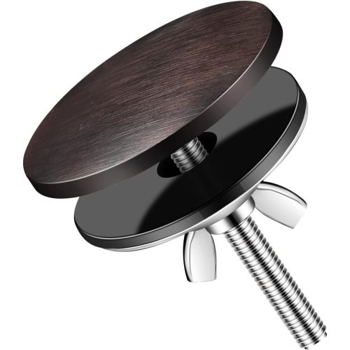 LEIFIDE 2 Inch Kitchen Sink Hole Cover Faucet Sink Hole Cap Stainless Steel Stopper Plug Plate Metal Blank for Bathroom Soap Dispenser Wash Basin(Oil Rubbed Bronze)
