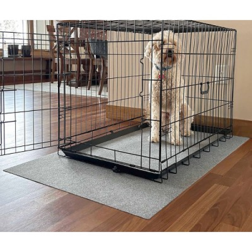 Drymate 29 x 48 Crate Mat for Dogs - Savannah Light Gray