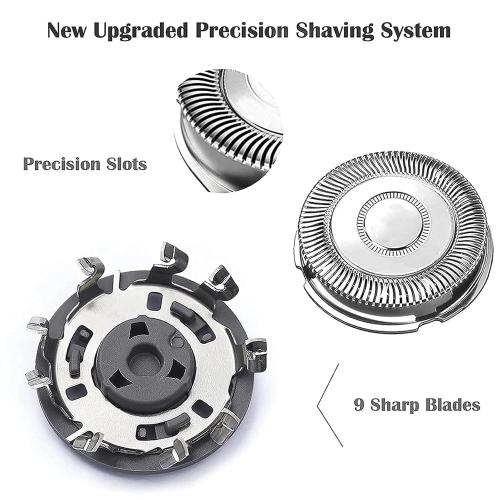 SH70/71 Replacement Heads Blades Compatible with Noreclo Series 7000 Shavers, Series 7000 Replacement Blades SH71/52 Heads Compatible with Electric Razors 7500 7530 S7370 S7371, 6-Pack