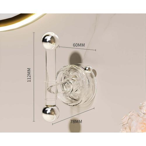 Set of Transparent Suction Cup Washcloth Bar & Suction Cup Hanger Hook Removable Reusable Suction Cup Rack for Shower Bathroom Kitchen (Transparent)