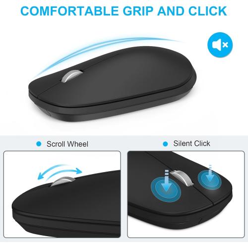 SPARIN Wireless Bluetooth Keyboard and Mouse for iPad (A16) 11th 10th Gen