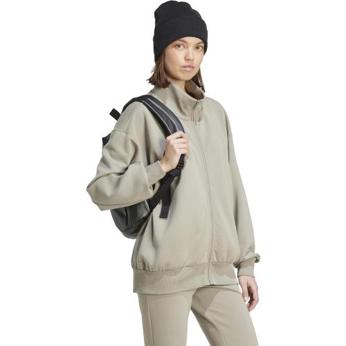 adidas Women's All Szn Soft Lux Loose Full-zip Track Top