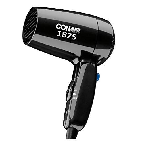 Conair Travel Folding Hair Dryer Black