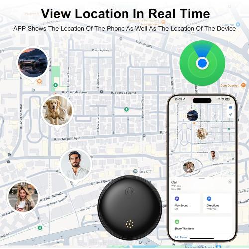 GPS Tracker for Vehicles,Tracking Devices for Cars Hidden, iOS & Android
