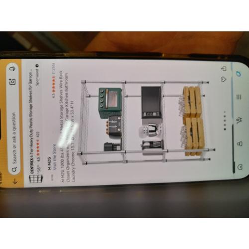 M MZG 1000 lbs 4Tier Shelf Metal Storage Shelves Wire Rack Closet Organizers with Wheel for Garage Kitchen Bathroom Laundry Chrome 13.7 D x 29.5 W x 47.2 H