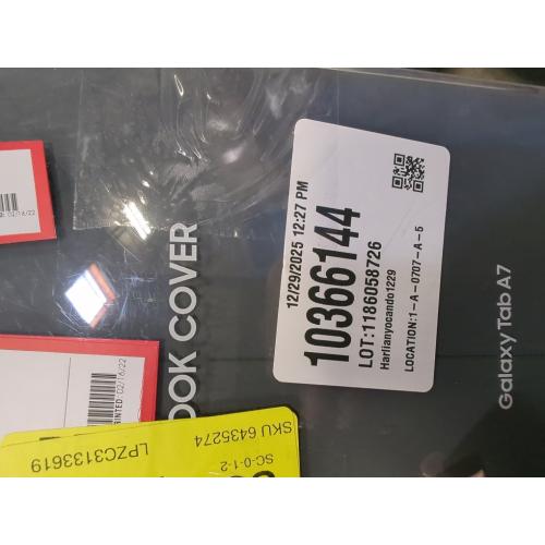 Samsung Electronics Tab A7 Bookcover - Grey (EF-BT500PJEGUJ)