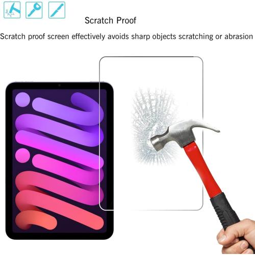 Ailun Screen Protector for iPad Mini 7 & 6, 2 Pack, 8.3 Inch, Case Friendly