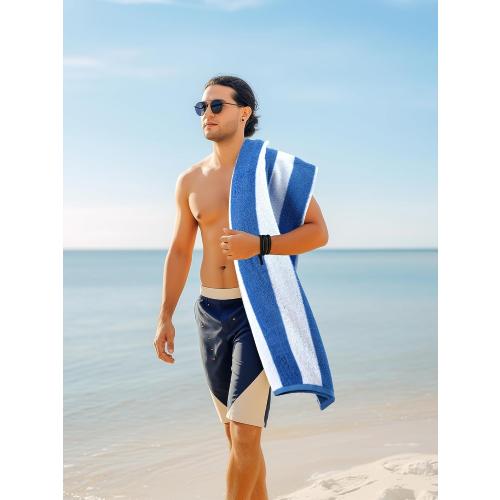 Utopia Towels Beach Towels, 4 Pack, 30x60 in, Bath Towels Cotton, Variety